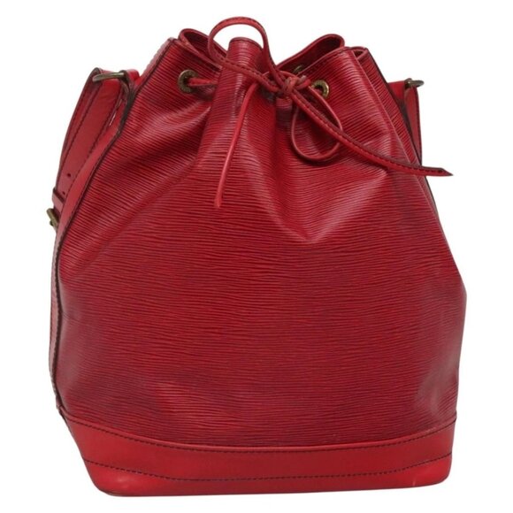 LOUIS VUITTON Epi Noe Shoulder Bag Red M44007 LV Auth 136984 - Picture 1 of 16